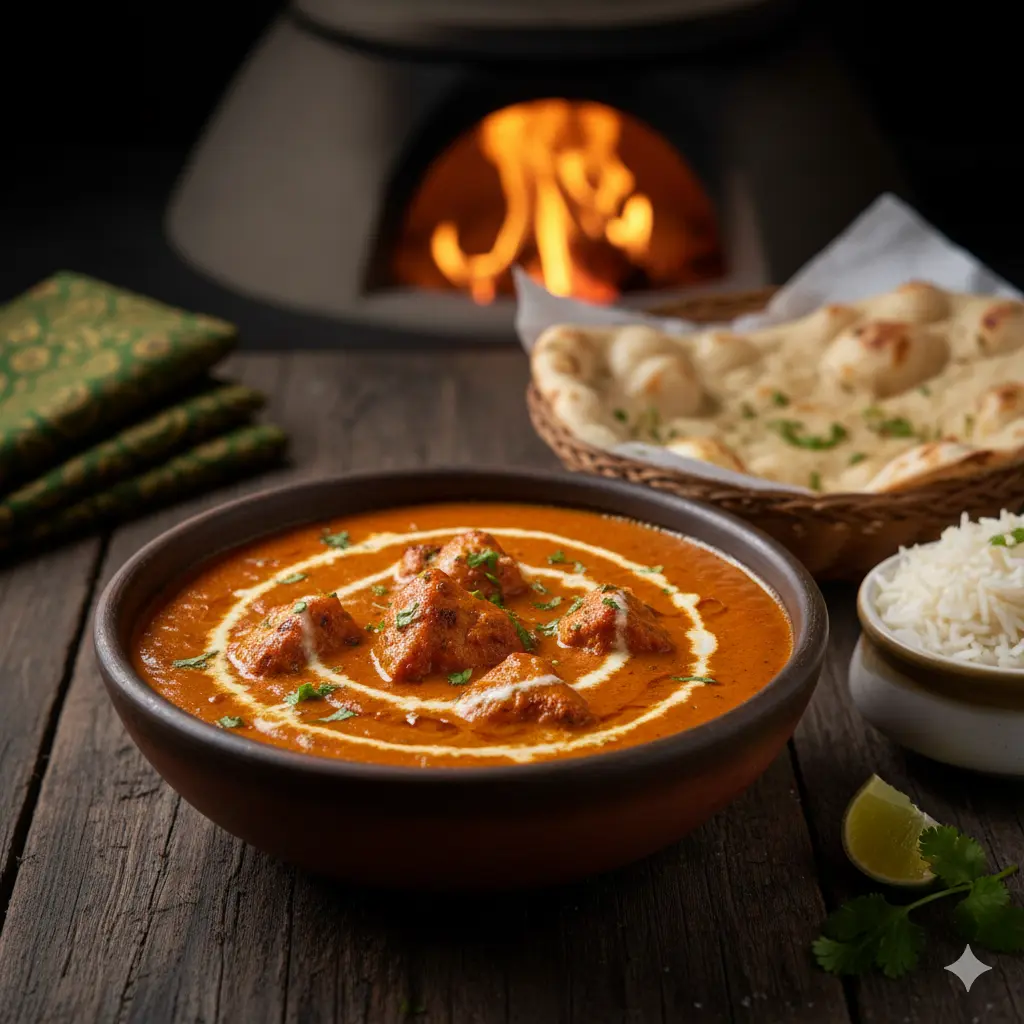 Butter Chicken at Millwoods Meats Chappelle Edmonton - creamy tomato curry